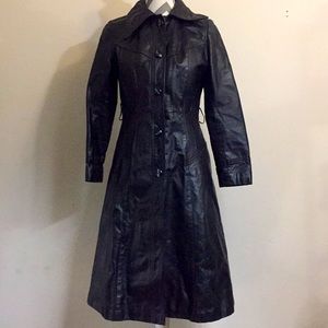 Leather Trench Coat